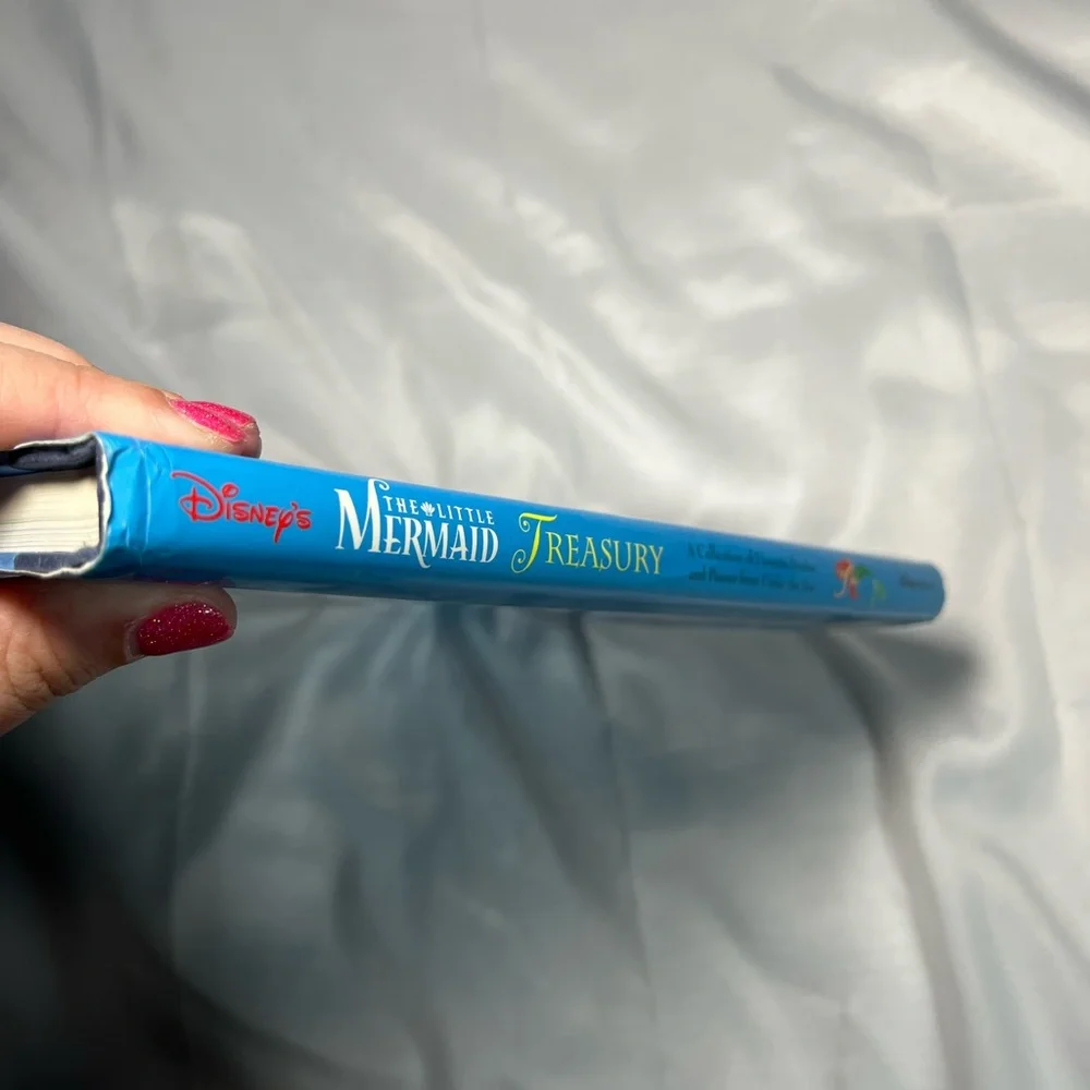 Vtg Disney Little Mermaid‎ Treasury 1993 Hardcover Storybook Ariel Disney Store